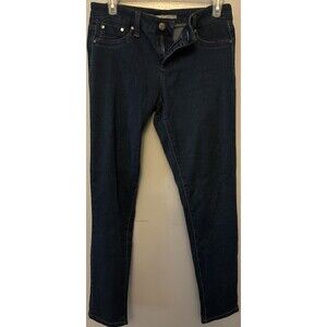 Tractr Womens Casual Dark Blue Denim Skinny Jeans Size 28